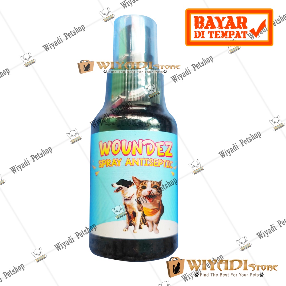 Woundez 60 ml spray antiseptic luka kucing anjing anti bakteri