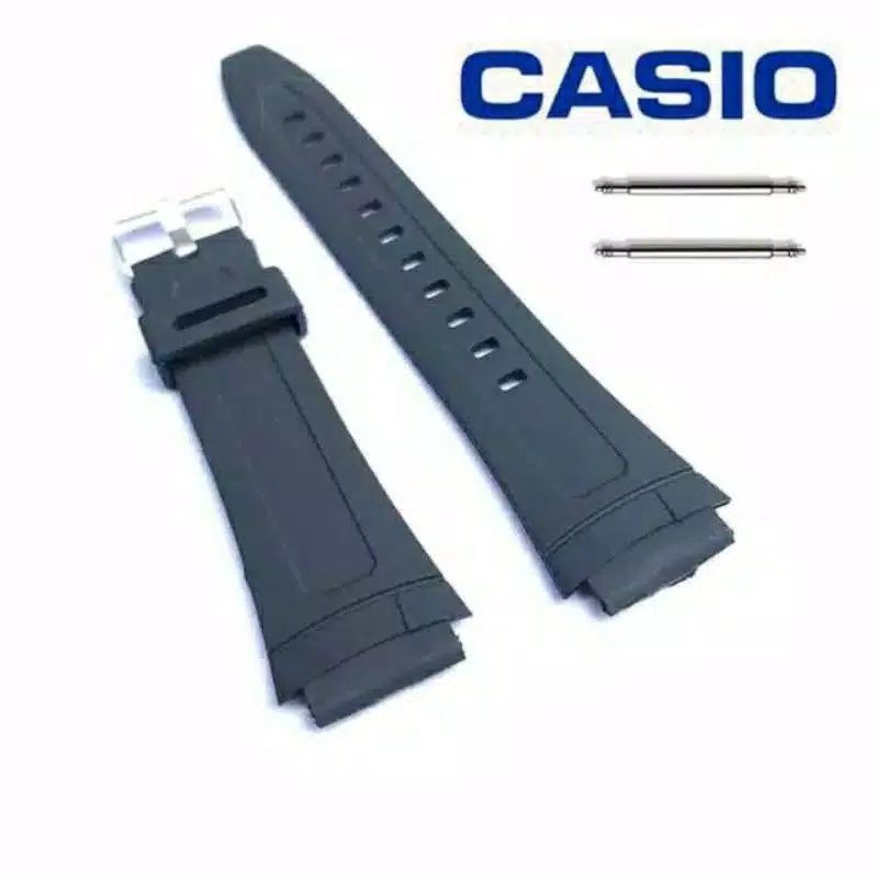 strap tali jam tangan casio Fishing hear Iluminator AW-82 hitam