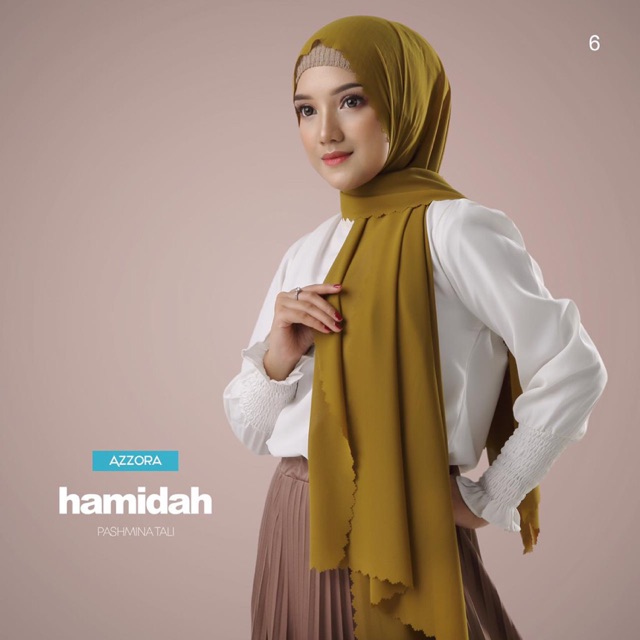Jilbab Pashmina Tali Hamidah Ori Azzora