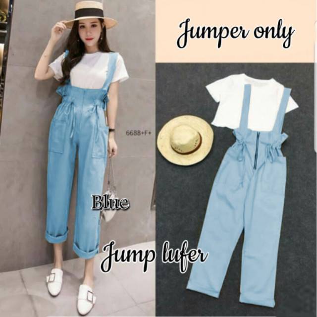 { THABI } HF JUMP LUFER / JUMPSUIT WANITA / JUMSUIT WANITA / JAMSUIT WANITA / JUMPSUIT WANITA JUMBO 