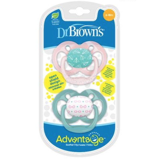 DR.BROWN ADVANTAGE PACIFER STAGE 2   2PACK (PA22000) / EMPENG BAYI