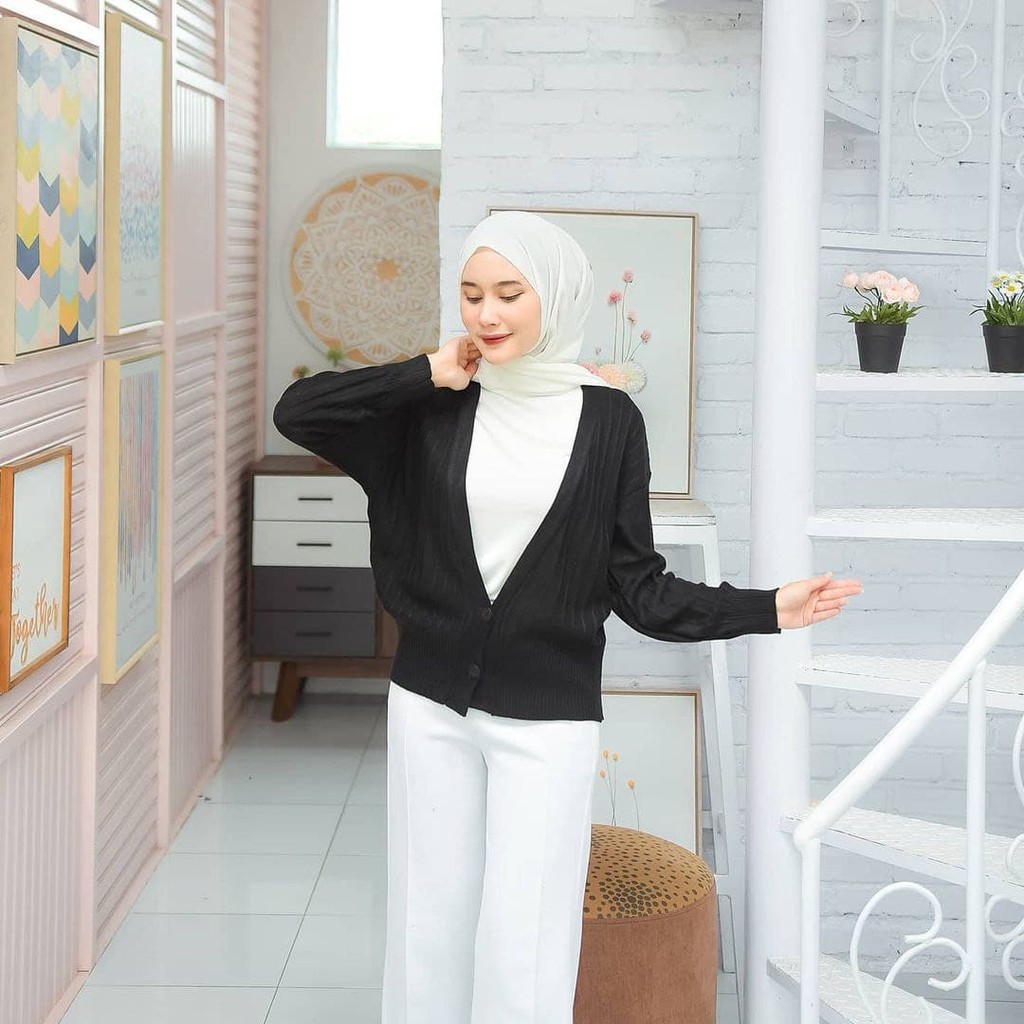 Nara Grosir - Zizi Outer l Sweater Polos l Sweater Pria dan Wanita