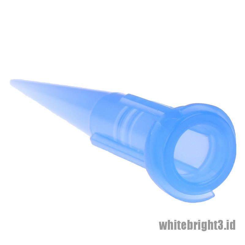 ❤White3 Warna Putih❤ Tt 30pcsset Jarum Ujung Runcing Untuk Dispenser Lem Solder