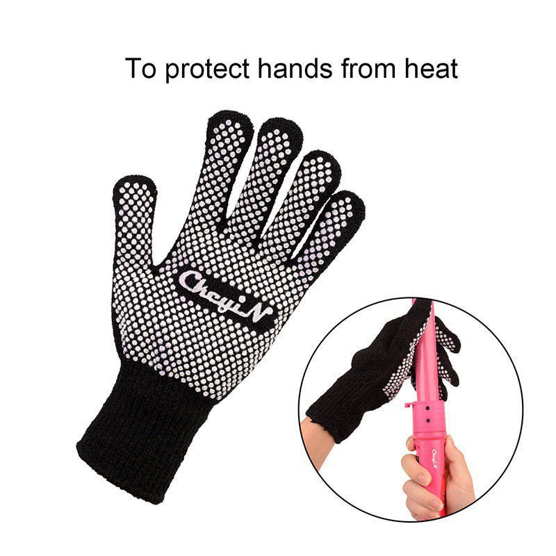 

CkeyiN 1Pcs Hairdressing Glove Heat Resistant Anti-scald Gloves for Straightener Perm