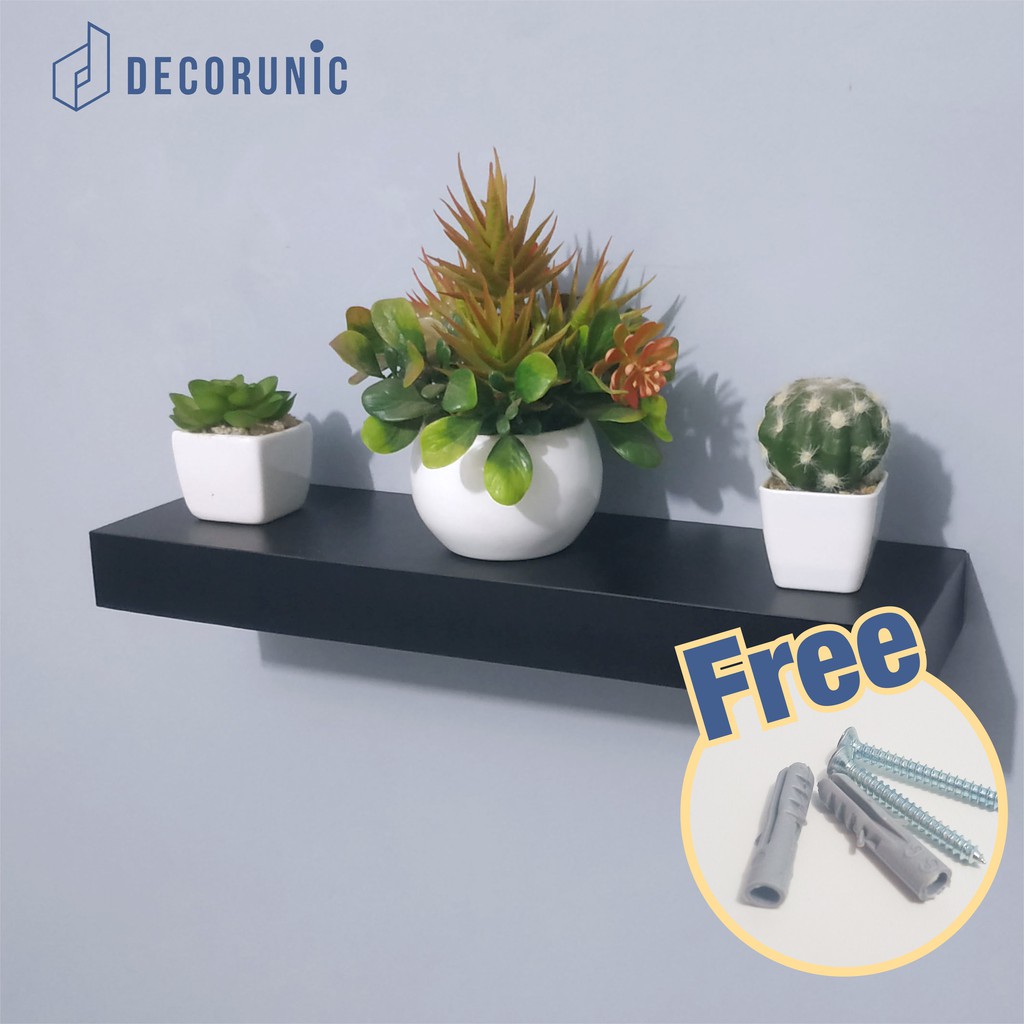 [Decorunic] Floating Shelf - Rak Dinding Minimalis ukuran 40 cm