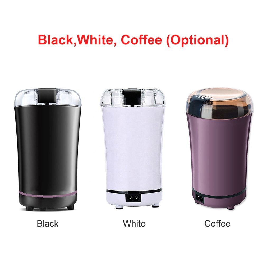 gs8 Alat mesin penggiling grinder biji kopi elektrik/ coffe grinder/ kacang bijian /gilingan bumbu/ lada/ merica rempah dapur Murah jjhome penggiling biji kopi elektrik coffee bean pepper spices nut grinder 300w - m150a - black Or-i