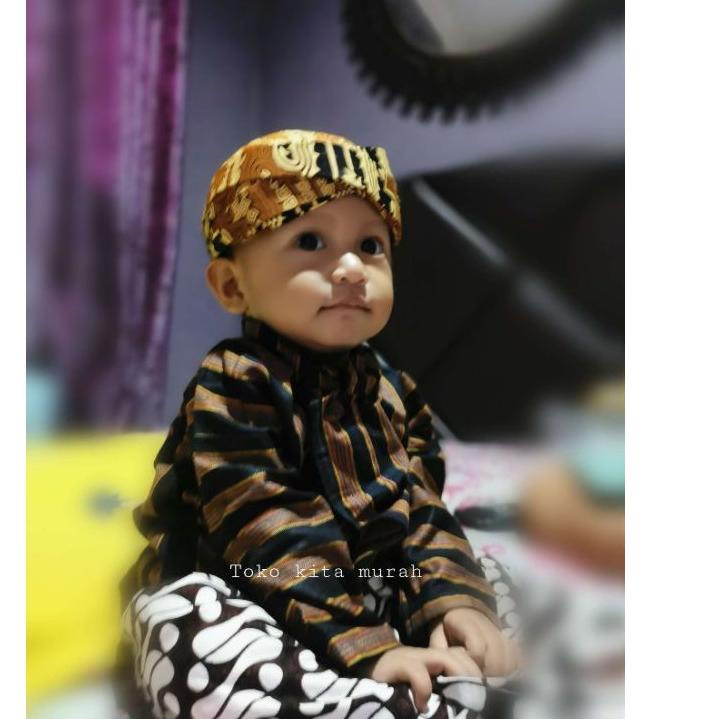 Sudah READY.. Setelan baju anak laki laki khas jawa | setelan surjan anak | tedak sinten // tedak si