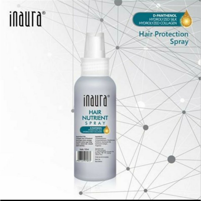 Inaura Hair Nutrient Spray 100ml Vitamin rambut serum catok 100ml