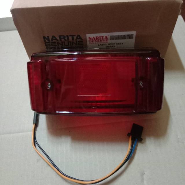 Lampu stop atau lampu belakang komplit Yamaha RX King lama model kotak