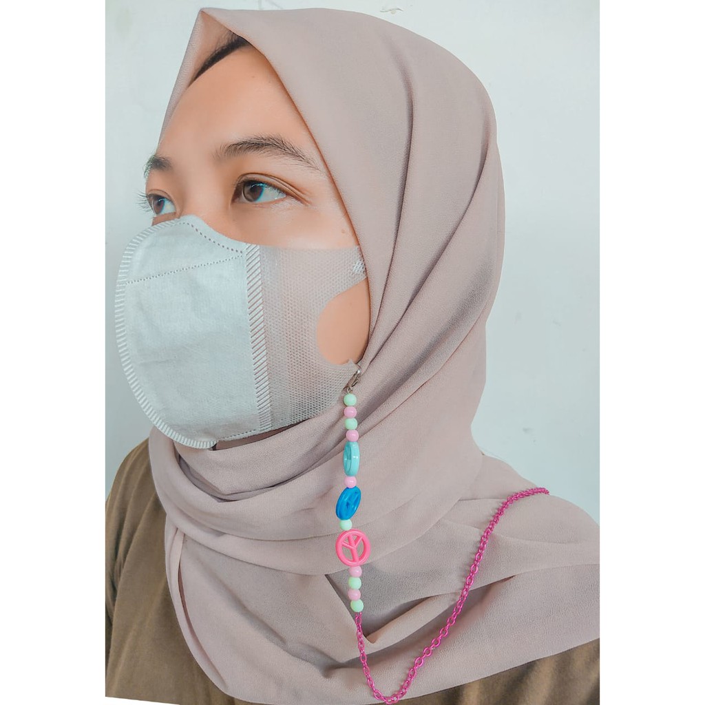 Kalung Strap Masker Rantai Premium [READY STOCK]