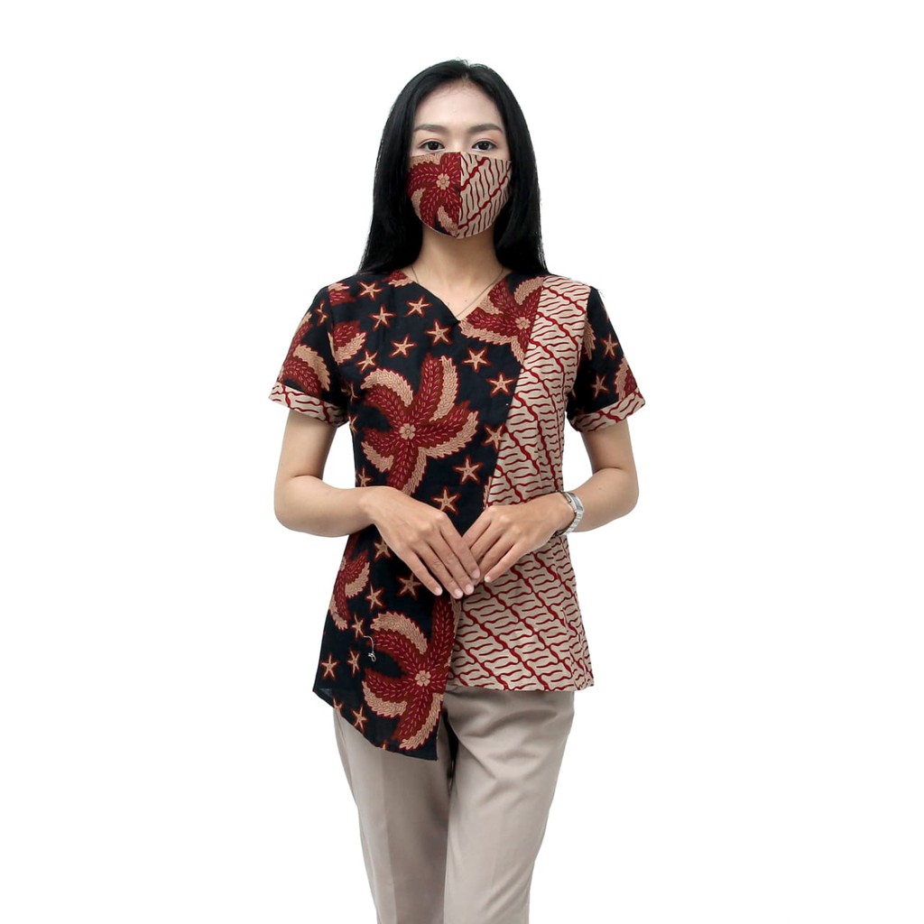 Blouse Batik Wanita | Atasan Batik Wanita | S-M-L-XL-XXL-3L-4L-5L