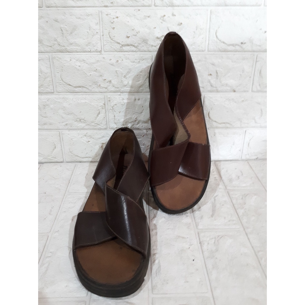 SEPATU SANDAL MERK BATA  ORI COKLAT (COWOK)
