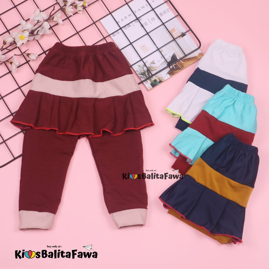 Umbrella Pants uk Bayi - 4 Tahun / Celana Panjang Anak Perempuan Model Rok Legging Pants Murah