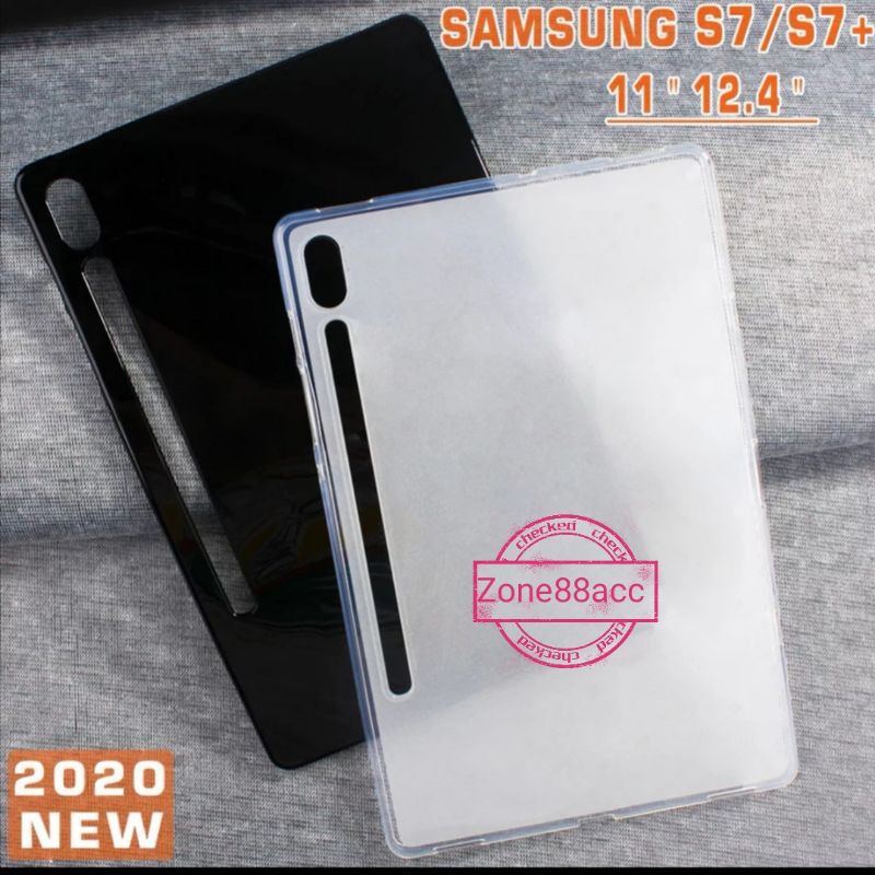 Samsung Tab S7 S7Fe S7plus Plus Fe T730 T733 T736B T870 T875 T876B T970 T976B SM-T870 SM-T875 SM-T876B SM-T970 SM-T976B SM-T730 SM-T733 SM-T736B Silicon Ultrathin Softcase Casing Silikon Case Cover soft