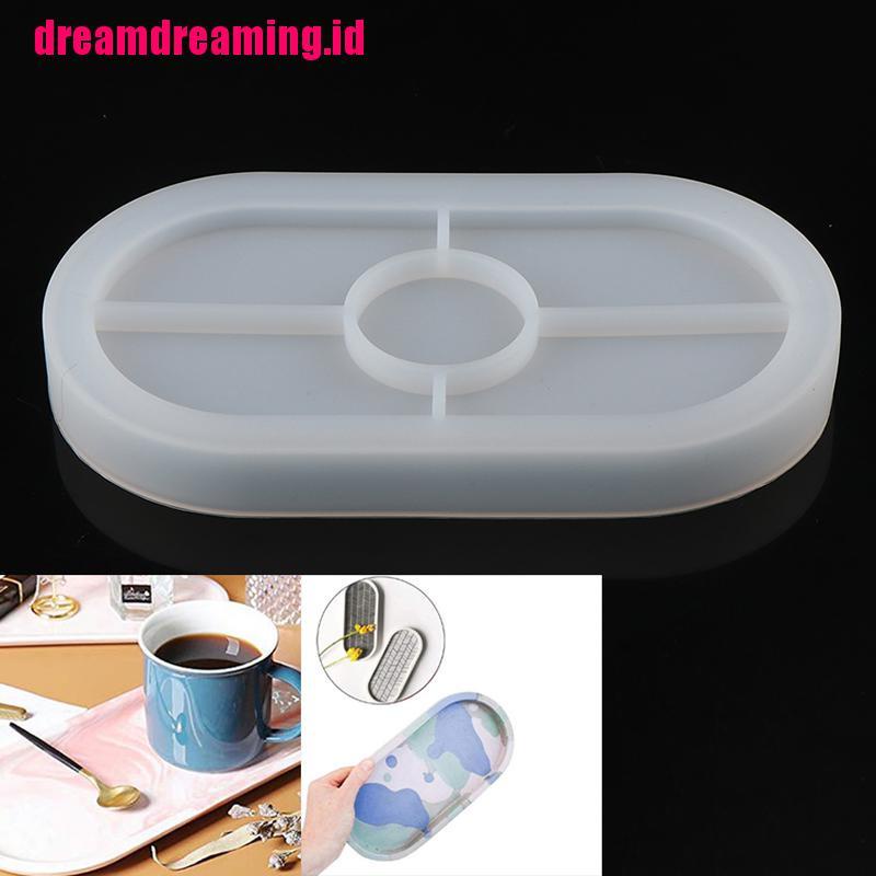 Dreamdreaming.id Cetakan Asbak Bentuk Oval Bahan Silikon Flexible