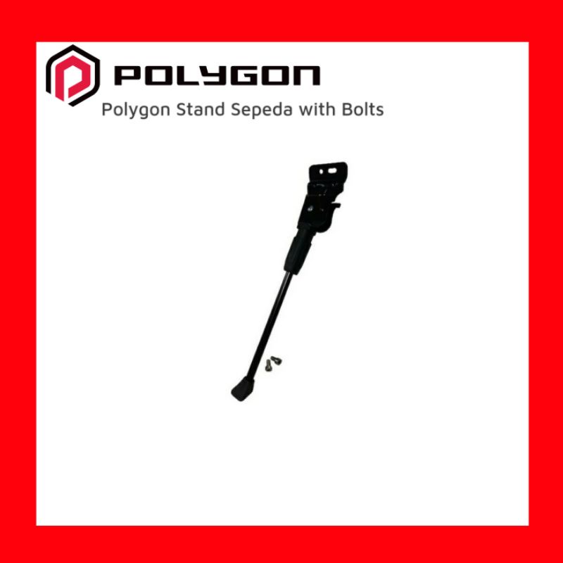 Polygon Stand Sepeda with Bolts | Standar Samping Sepeda Dengan Baut Jagang Samping Sepeda Jagrak Ki