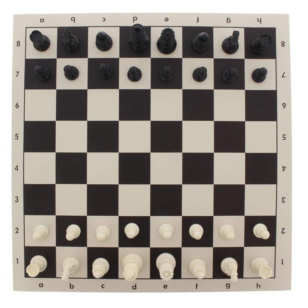 Rolled Travel Chess Set In Tube with Strap L Size - 51 x 8 cm