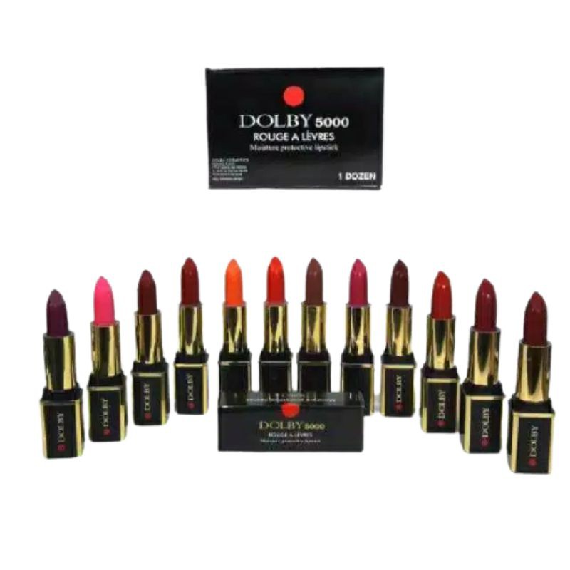 Lipstick Dolby 5000 Rouge A Levres Moisture Protective  1.Lusin