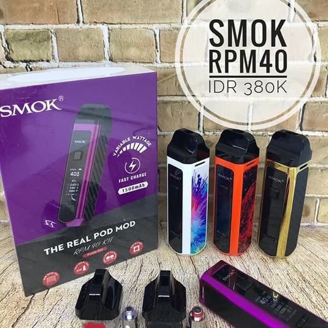 Paket Siap Ngebul Smok RPM40 - Pod Siap Kebul RPM 40 by Smok