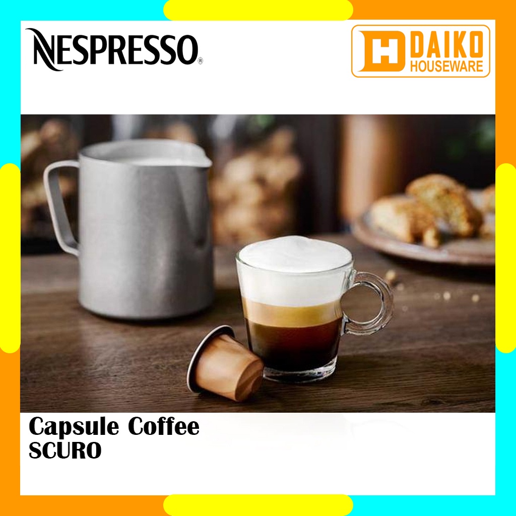 Capsule Nespresso Scuro Original Nestle 1 Pack - Coffee Barista Creations Kopi Kapsul Expired Panjang