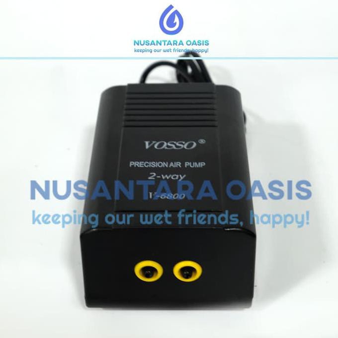 MURAH AERATOR 2 LUBANG VOSSO V-6800 POMPA UDARA AERATOR AQUARIUM AKUARIUM