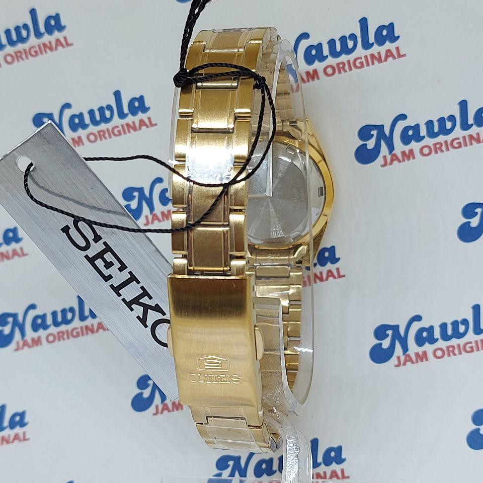 Seiko 5 Ladies SYMK20K1 Automatic Gold Tone Bracelet - Jam Tangan Wanita SYMK20