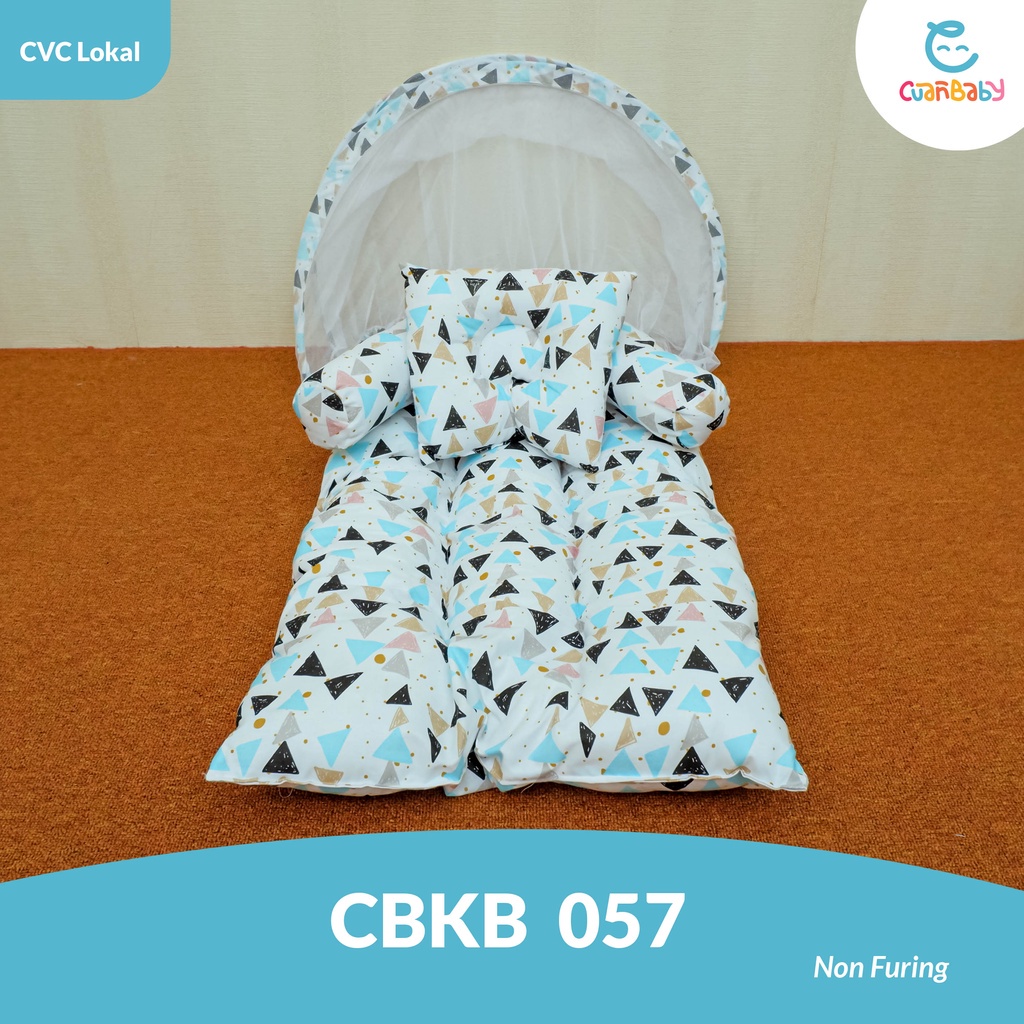 KASUR BAYI KELAMBU MOTIF BERVARIASI TEMPAT TIDUR BAYI KELAMBU  BABYNEST MURAH CBKB DISKON-CBKB057