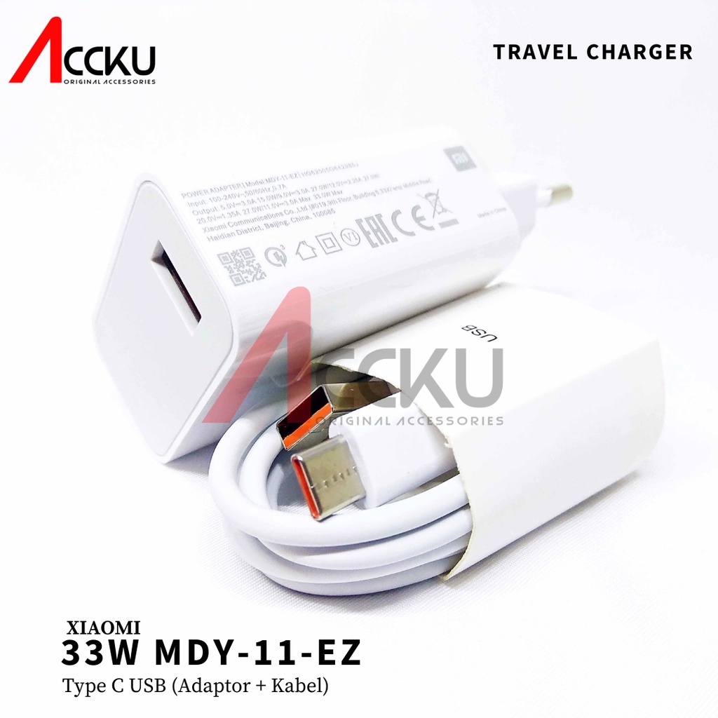 CHARGER XIAOMI TYPE C SUPER TURBO 33W CHARGER XIAOMI FAST CHARGING 3A MDY-11-EZ ORIGINAL 99