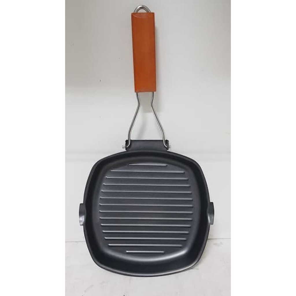 Square Grill Pan Lipat 22 cm