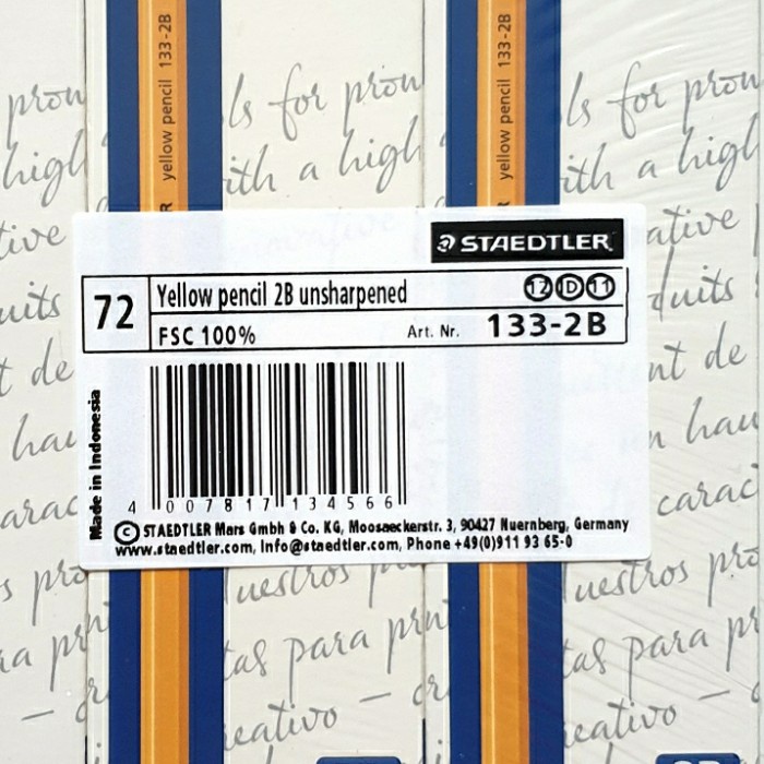 

Cantik Pensil Staedtler Yellow Hexagonal 2B Hot Sale