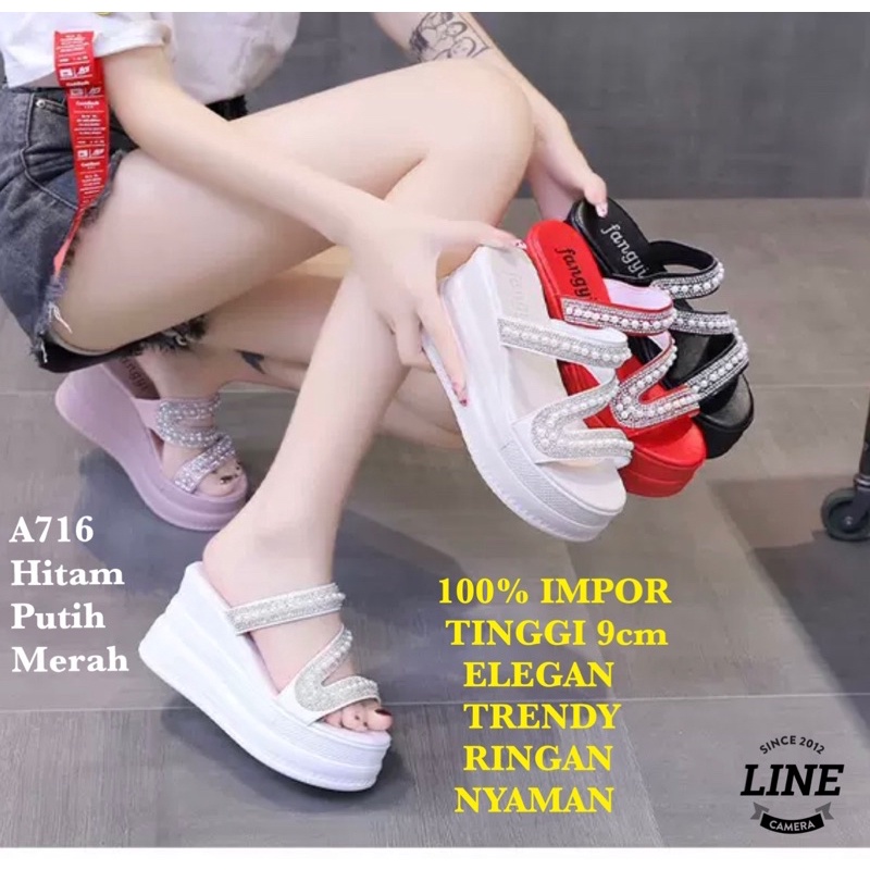 WEDGES WANITA FASHION KOREA A716