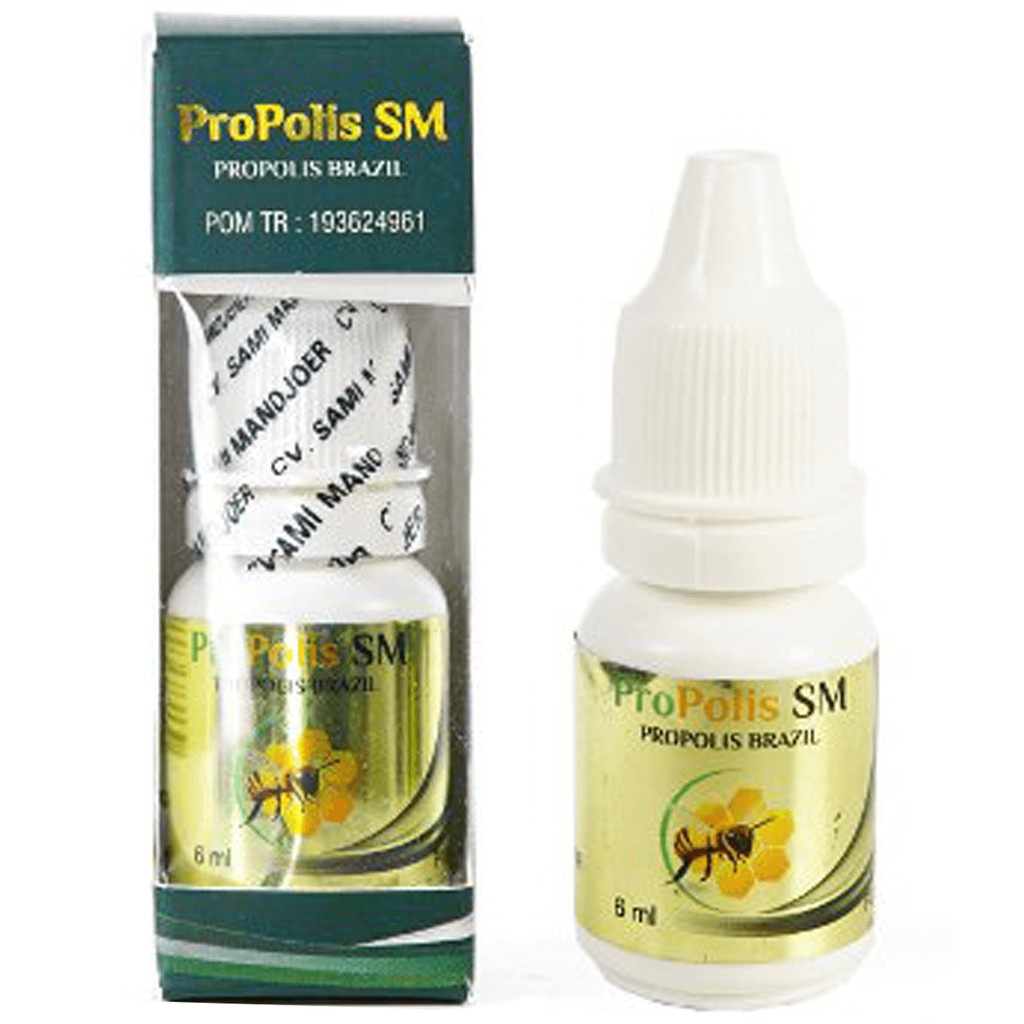 ORIGINAL Obat Tetes Propolis SM Proropolis Brazil 100% ASLI