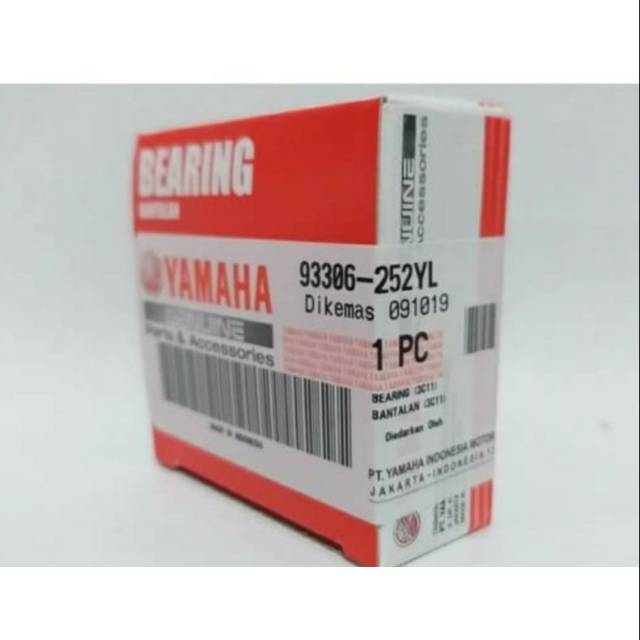 LAHER BEARING AS RODA DEPAN 6202 BYSON RX KING VIXION R XMAX R15 SCORPIO ASLI ORI YAMAHA 93306 252YL