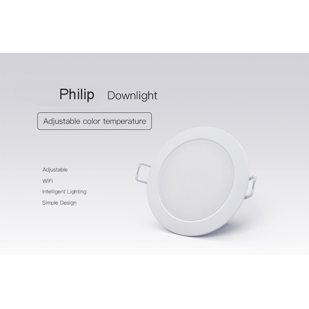 Xiaomi Lampu Langit-Langit Smart Downlight Philips z747ui 5700K Dapat Disesuaikan Adjustable Color Ceiling Lamp