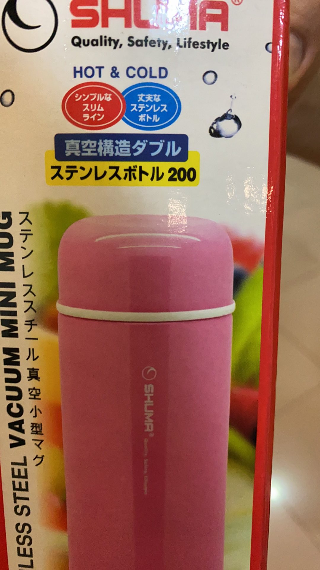 Shuma Mug Botol Fancy Termos Stainless Untuk  Air Panas Dan Dingin High Quality Mini Tumbler