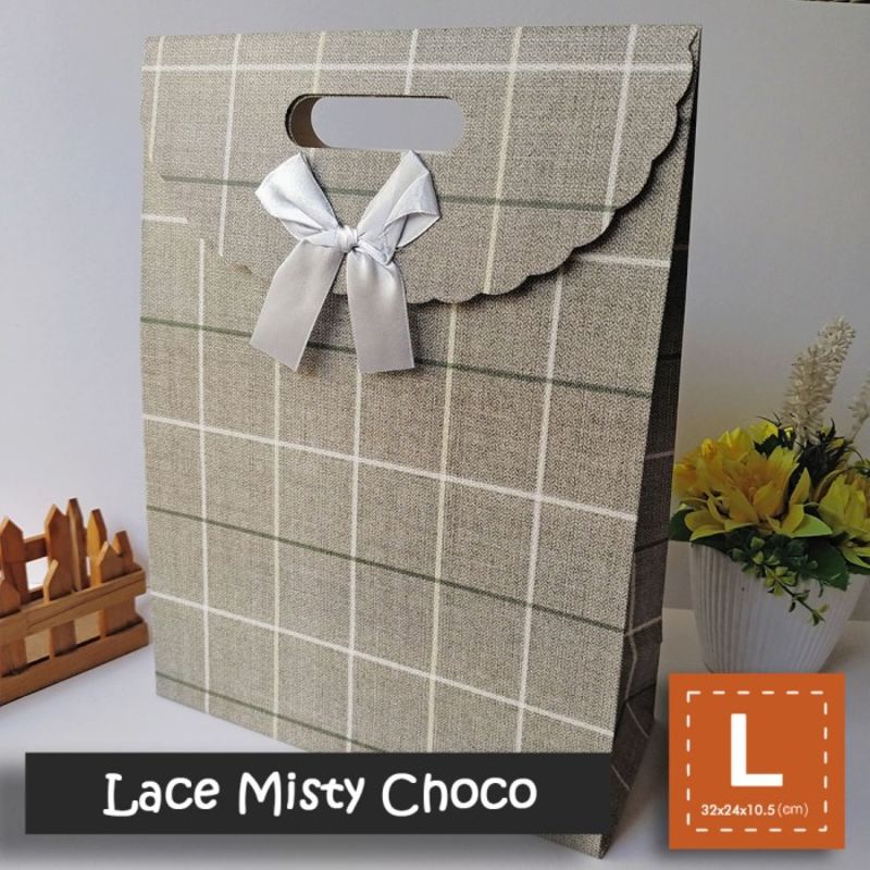 

Paper Bag Motif Ukuran L / Tas Kertas Kado - SQUARE