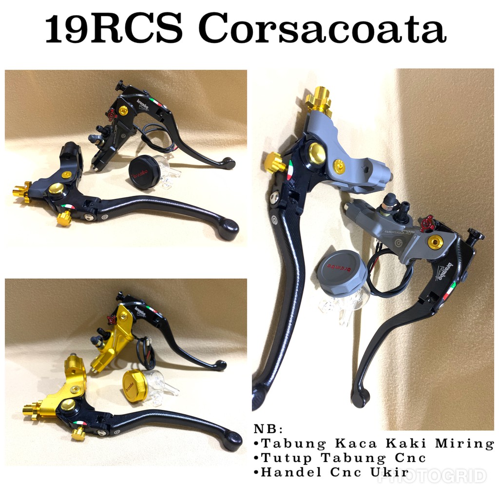 Master Rem Brcmbo 19RCS Corsa Corta RCS19 Kopling Rem Koken Twm Full CNC FOURSIX_46