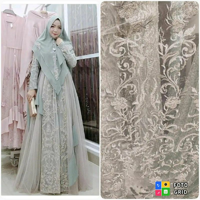 SET GAMIS SYARI LA REINE PREMIUM BY FAESTA