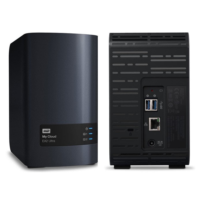 NAS WD My Cloud - External My Cloud Ex2 Ultra 8TB - Personal Cloud Storage Western Digital NAS