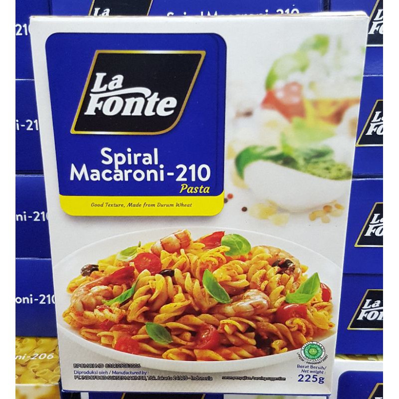 

La Fonte Macaroni Spiral 225Gr