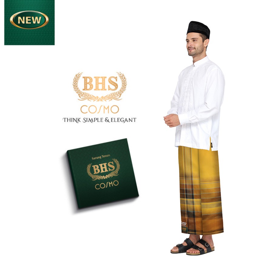 Sarung BHS Cosmo Istanbul Warna Kuning Coklat