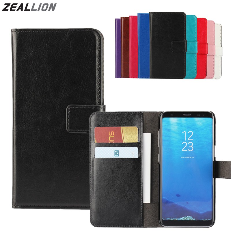 ZEALLION Samsung Galaxy S8 S7 S6 S5 S4 S3 Edge Plus J1 J3 J5 J7 A3 A5 2016 2017 Flip Case Import