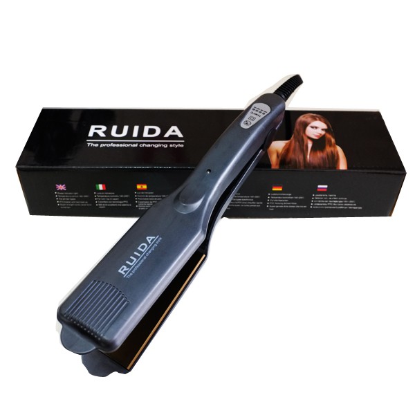 RUIDA CATOK RAMBUT LURUS PLATE LEBAR 2 IN 1