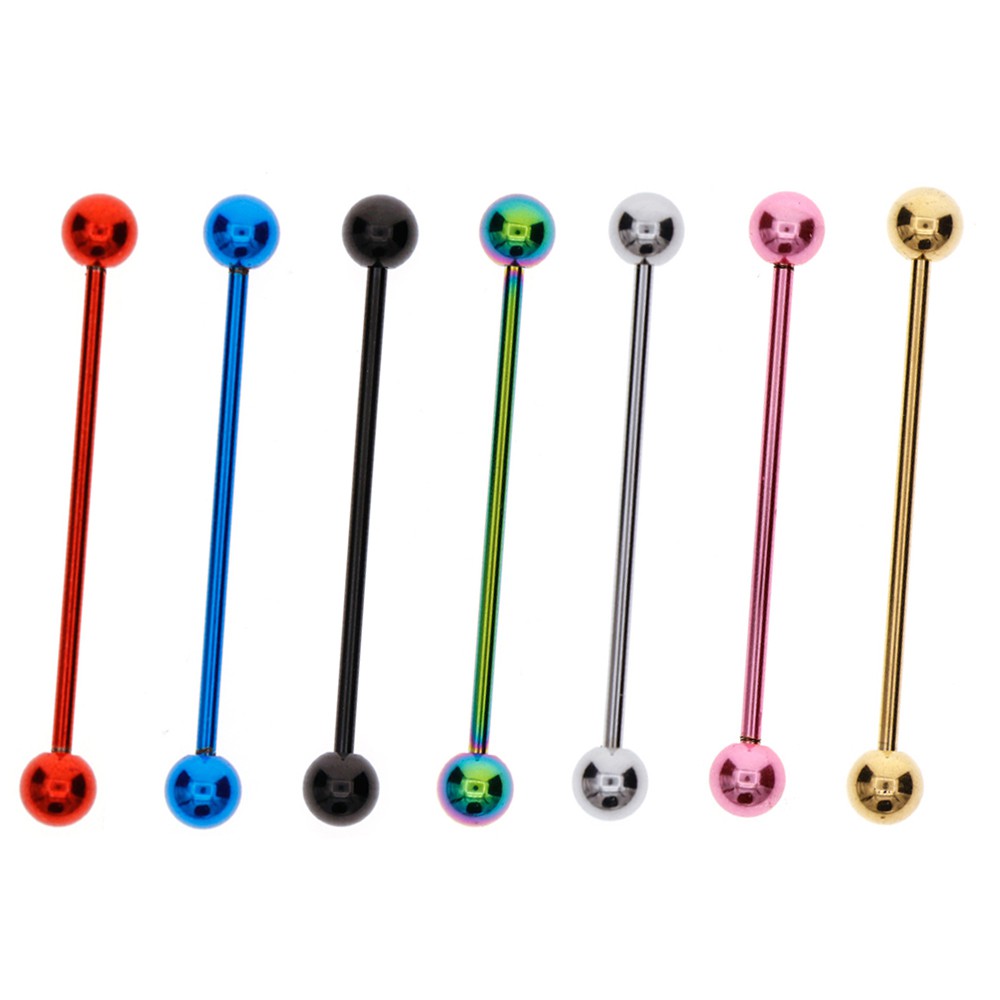 【HOT SALE】Perhiasan Stud Panjang Industri Mengajukan Barbell