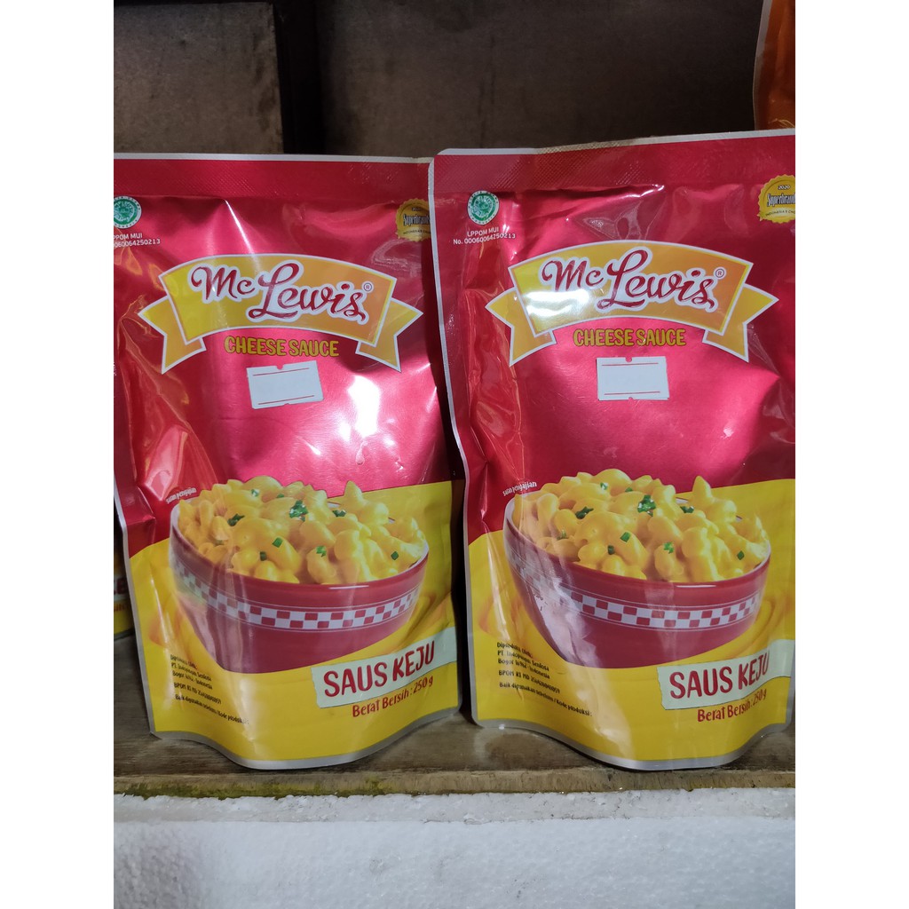 

mc lewis cheese sauce (saus keju) 250 gram
