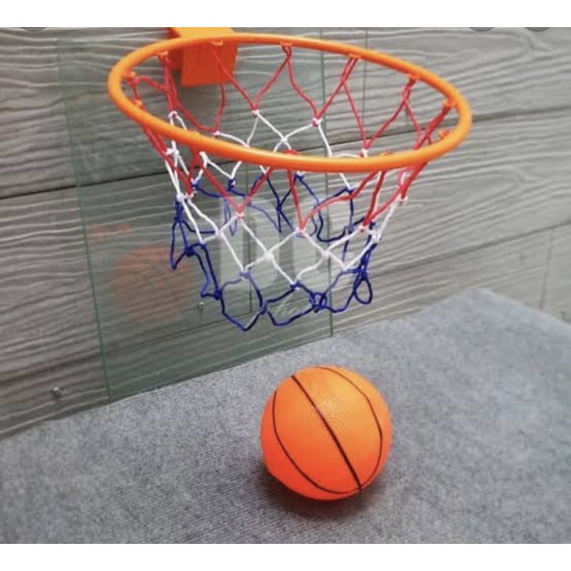 MAINAN ANAK RING BASKET PLUS BOLA -Mainan Olahraga Anak