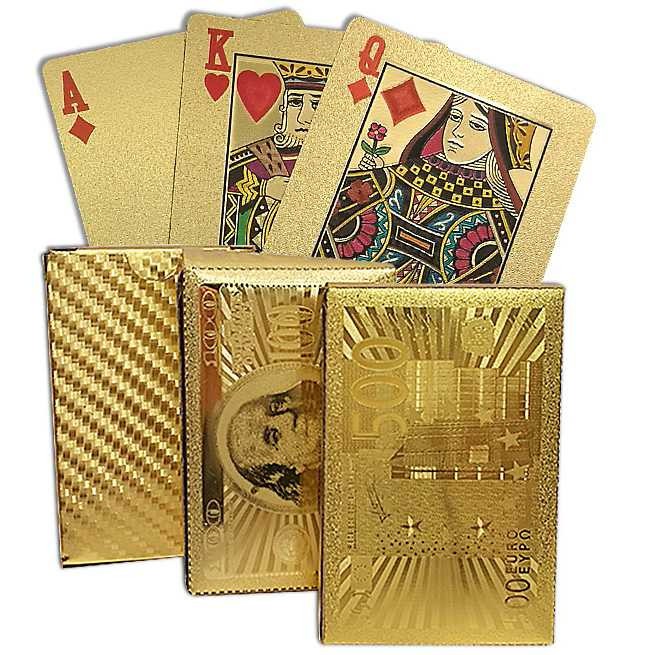 Kartu Remi Poker Lapisan Gold Foil - THKK9273A