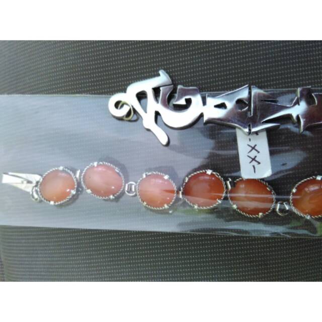 GELANG BATU RAFLESIA ORANGE
