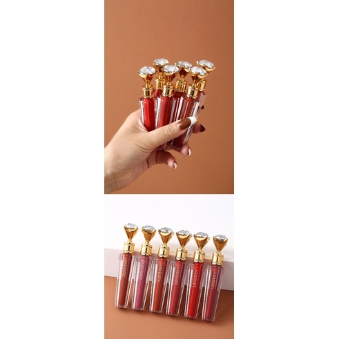 Lameila Lip Glaze Lipstik Pelembab Tahan Lama Lip Gloss Pewarna DJ 1042