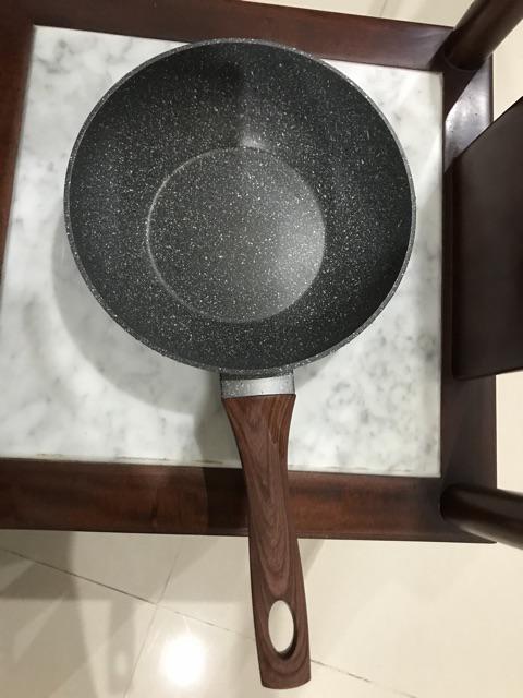 Fp-0641 Cypruz Fry Wok 3mm Induksi Marble Granit 24cm Original Belgium